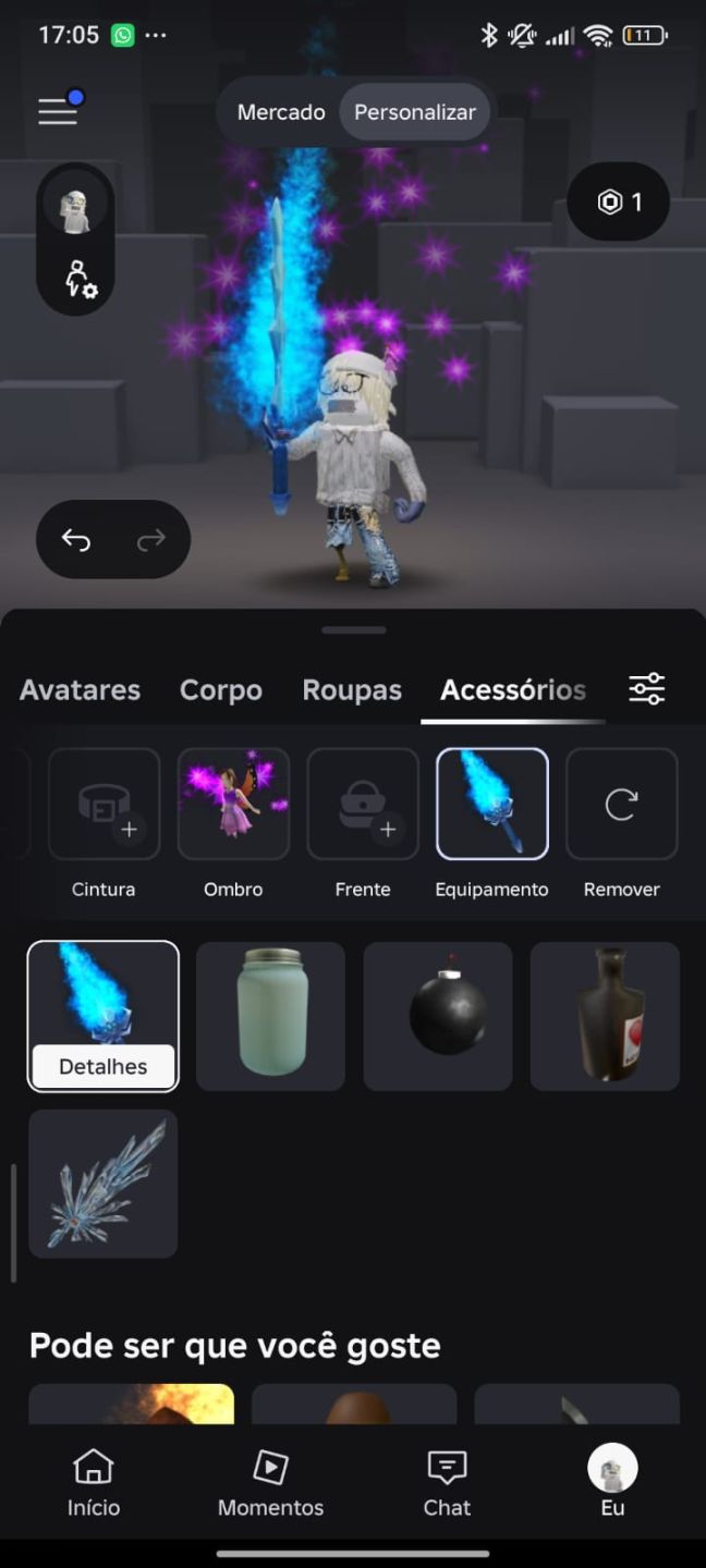 CONTA DE ROBLOX RARA E GEMADA FULL ACESSO