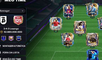 CONTA FC MOBILE PREMIUM MAIS DE 92 BILHÕES EM VALOR DE ELENCO!
