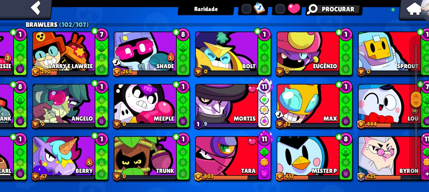 Conta de brawl stars antiga de 2021