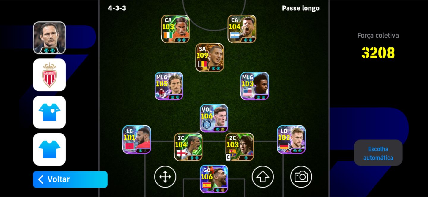 CONTA DE EFOOTBALL COMPLETA A BRABA DO HAZARD