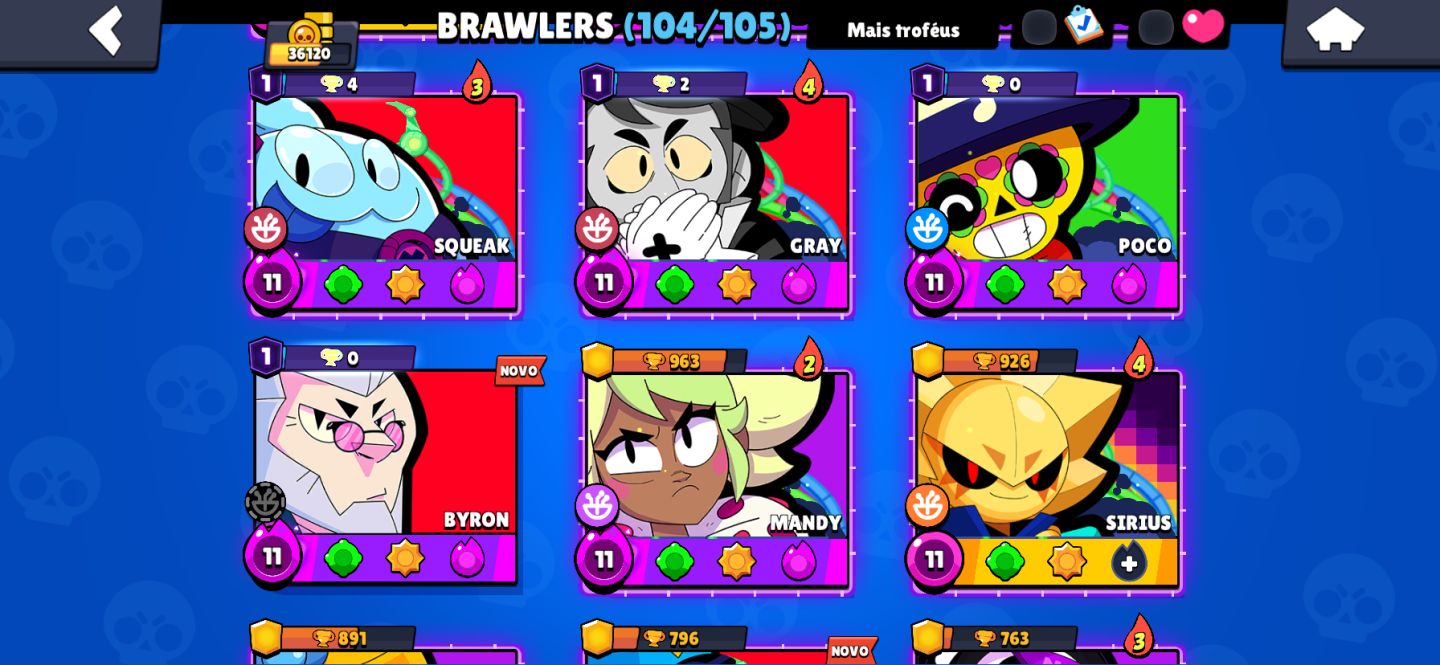 Conta de Brawl Stars rara (leia a descrição)