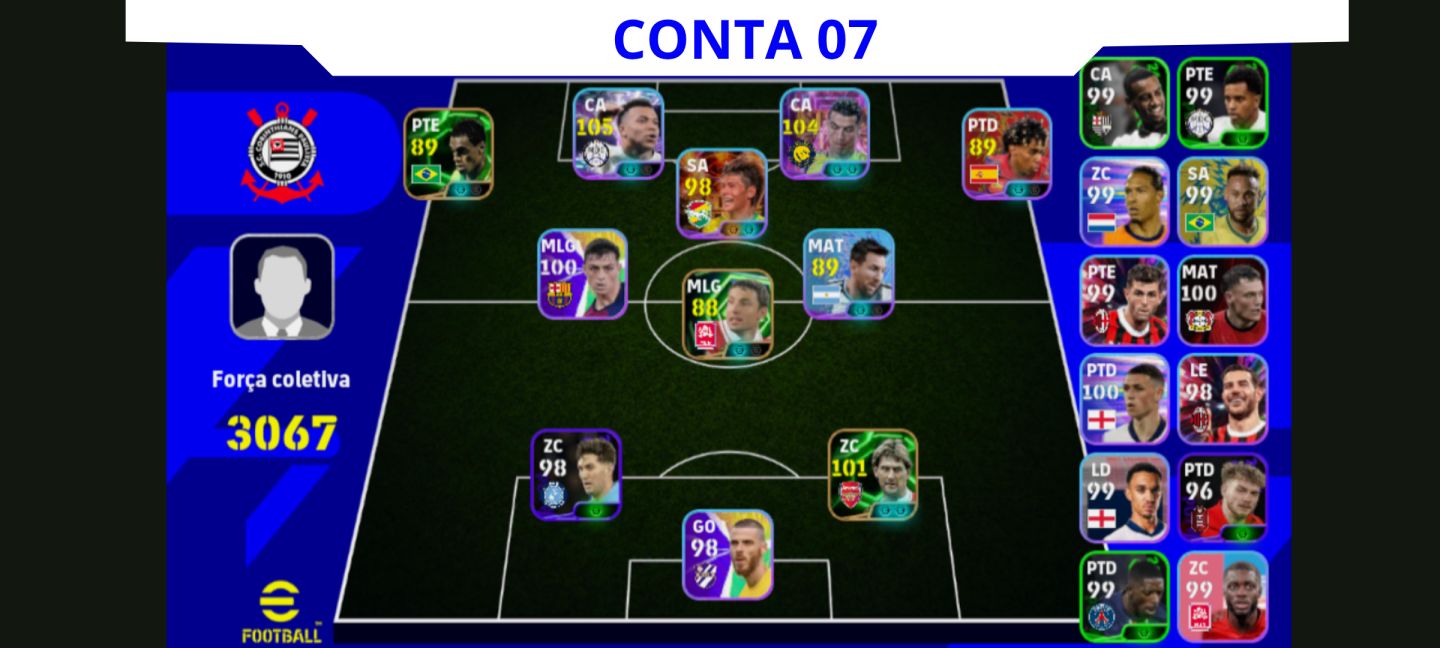 Contas Efootball Iniciais com Épicos/big Times Garantidos! Vol. 02
