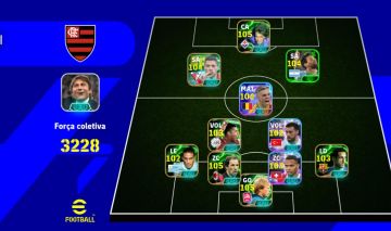 Conta de Efootball 3228 com Time Espetacular por um Ótimo Preço