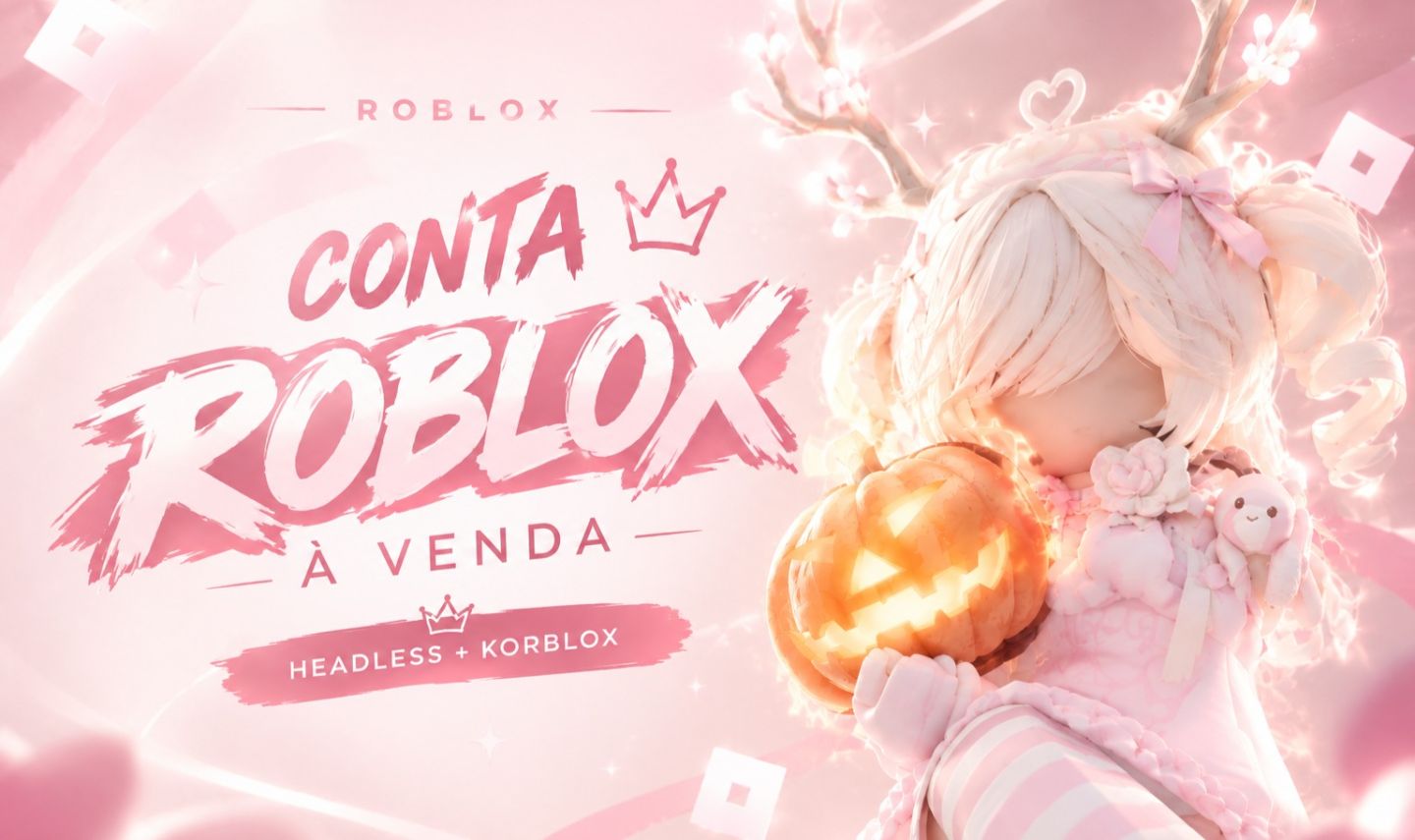 CONTA ROBLOX HEADLESS + KORBLOX + 70K GASTOS
