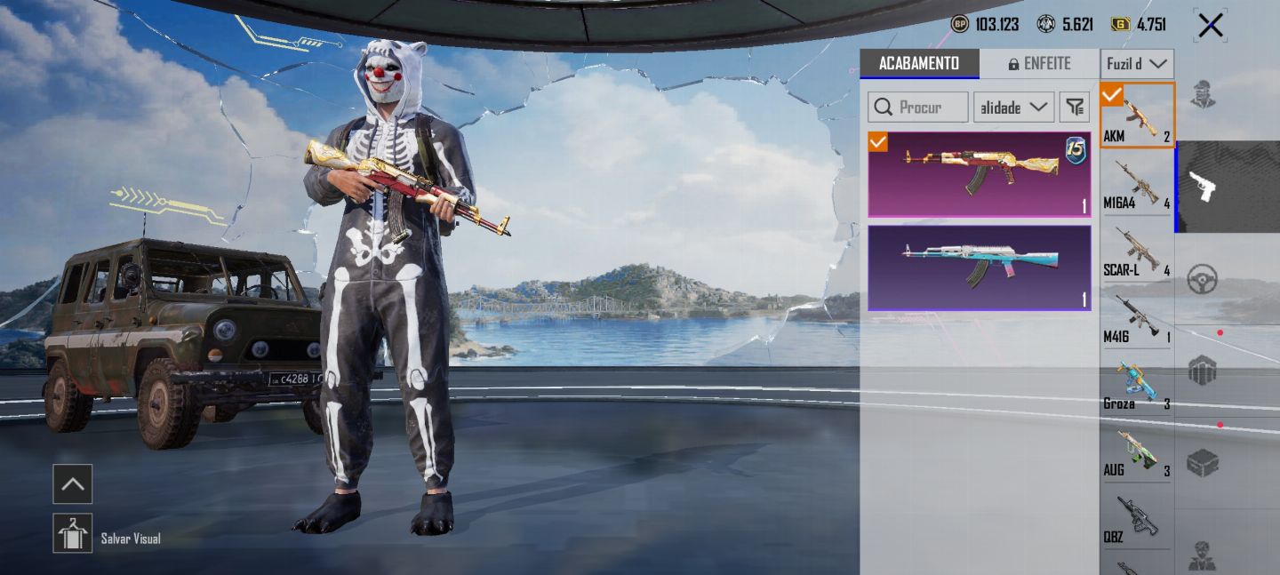 Conta pubg mobile com skin raras