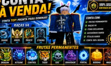 CONTA BLOX FRUITS LEVEL MAX