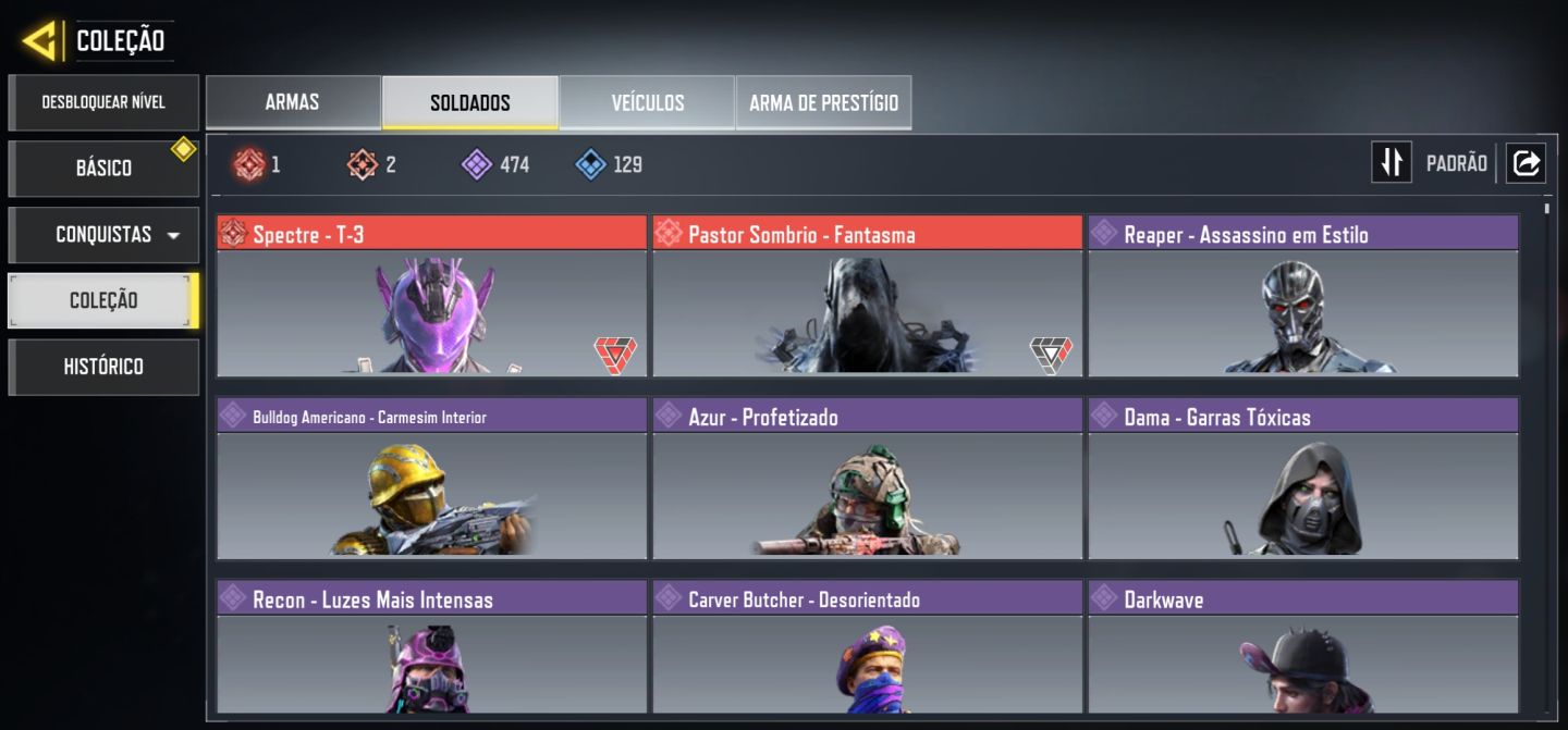 Conta CoD mobile mais rara do jogo e cheios de itens lendarios.