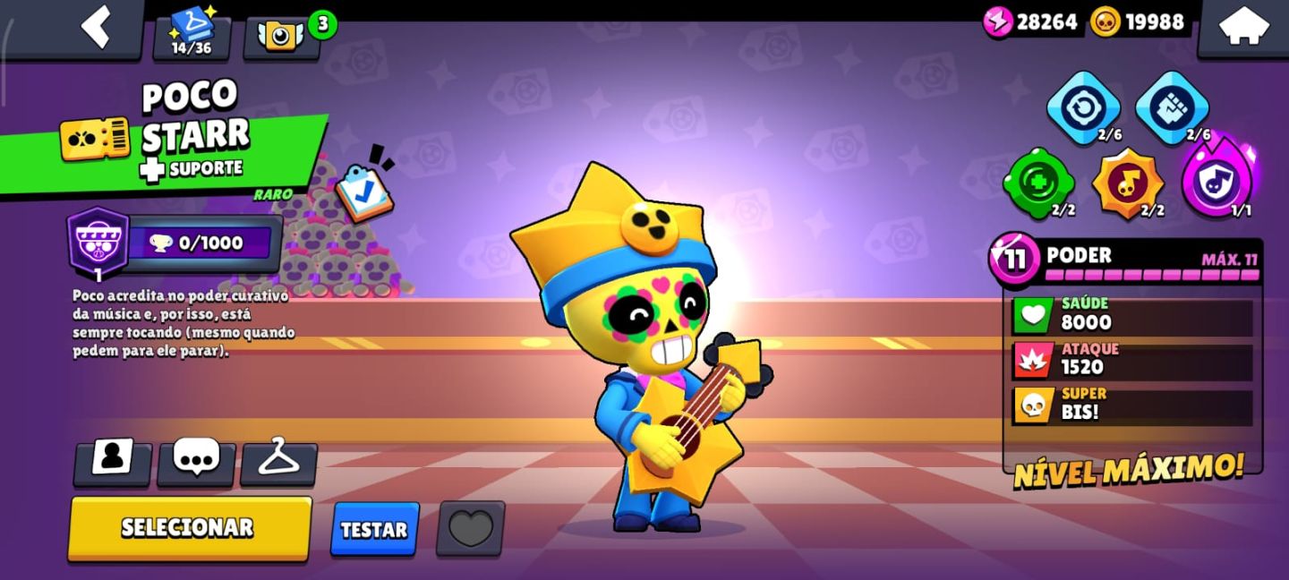 Conta Brawl Stars 49K+ | 57 Hipercargas| 281 Skins Quase Completa|Passes Antigos