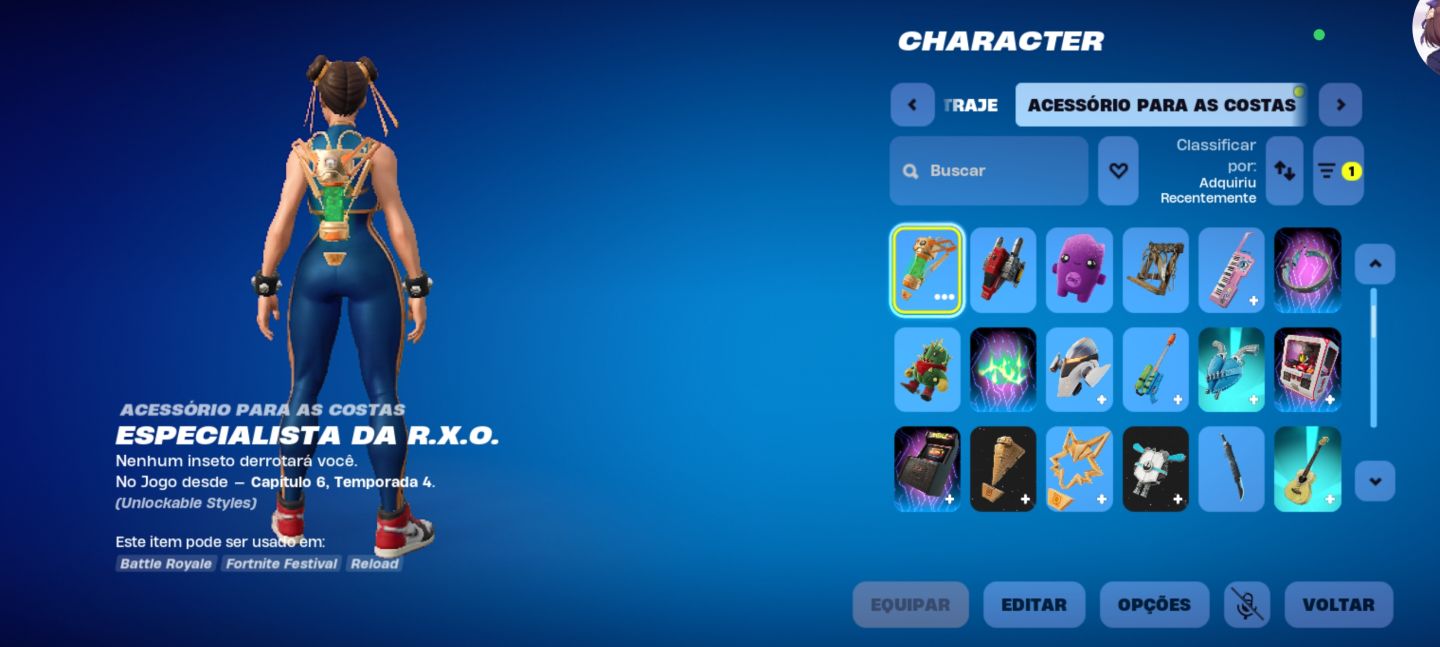 Conta de fortnite com 60 skin