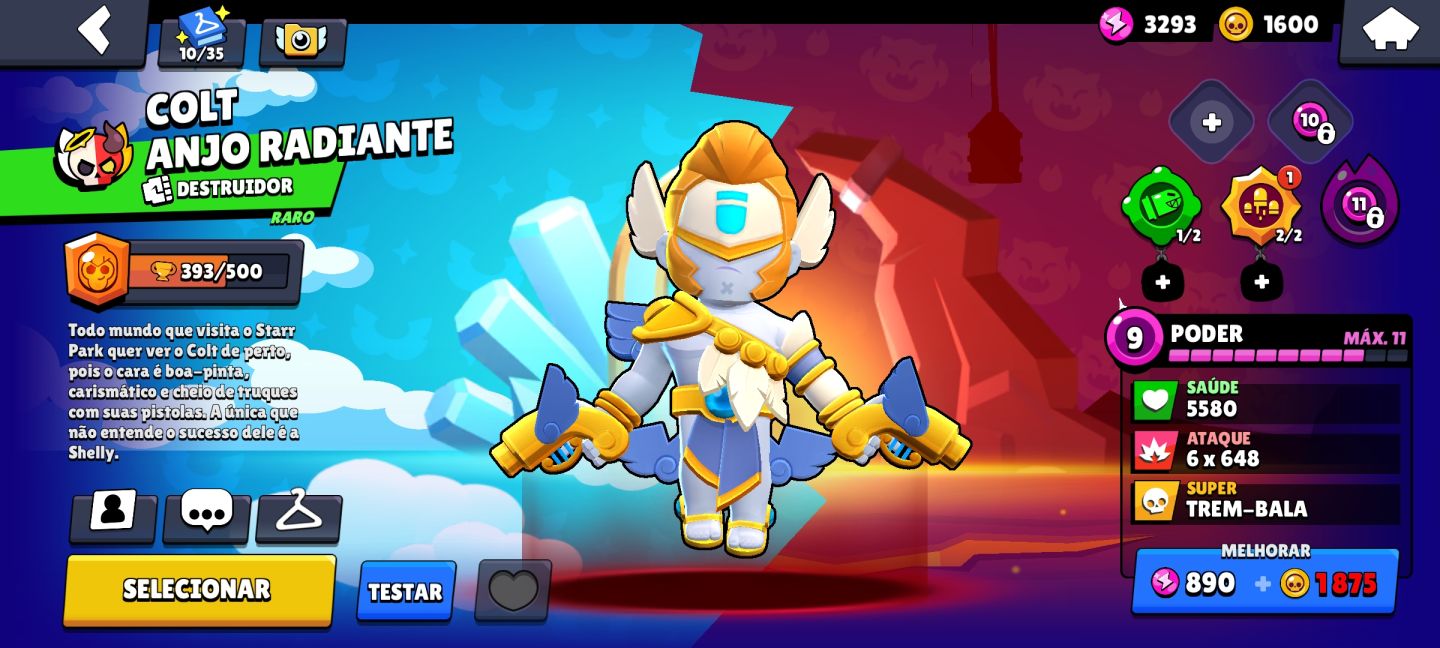 Brawl Stars 11,7K Troféus | 37 Brawlers | Conta Secundária