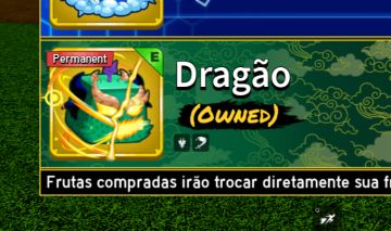Conta com Dragon Permanente Blox Fruits