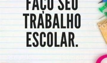 Trabalho escola/Redação