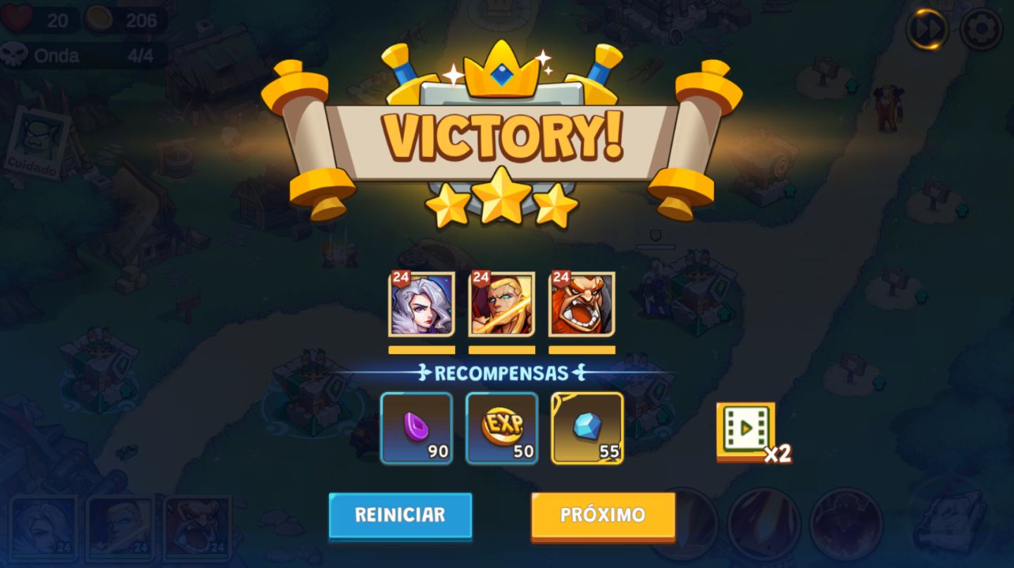 EMPIRE DEFENDER | GEMAS E CRISTAIS | ANDROID | ENTREGA RÁPIDA