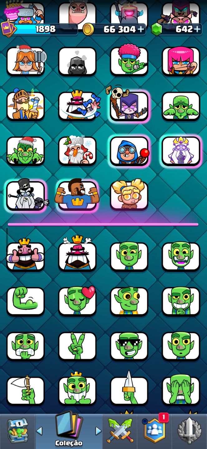 Clash royale conta antiga