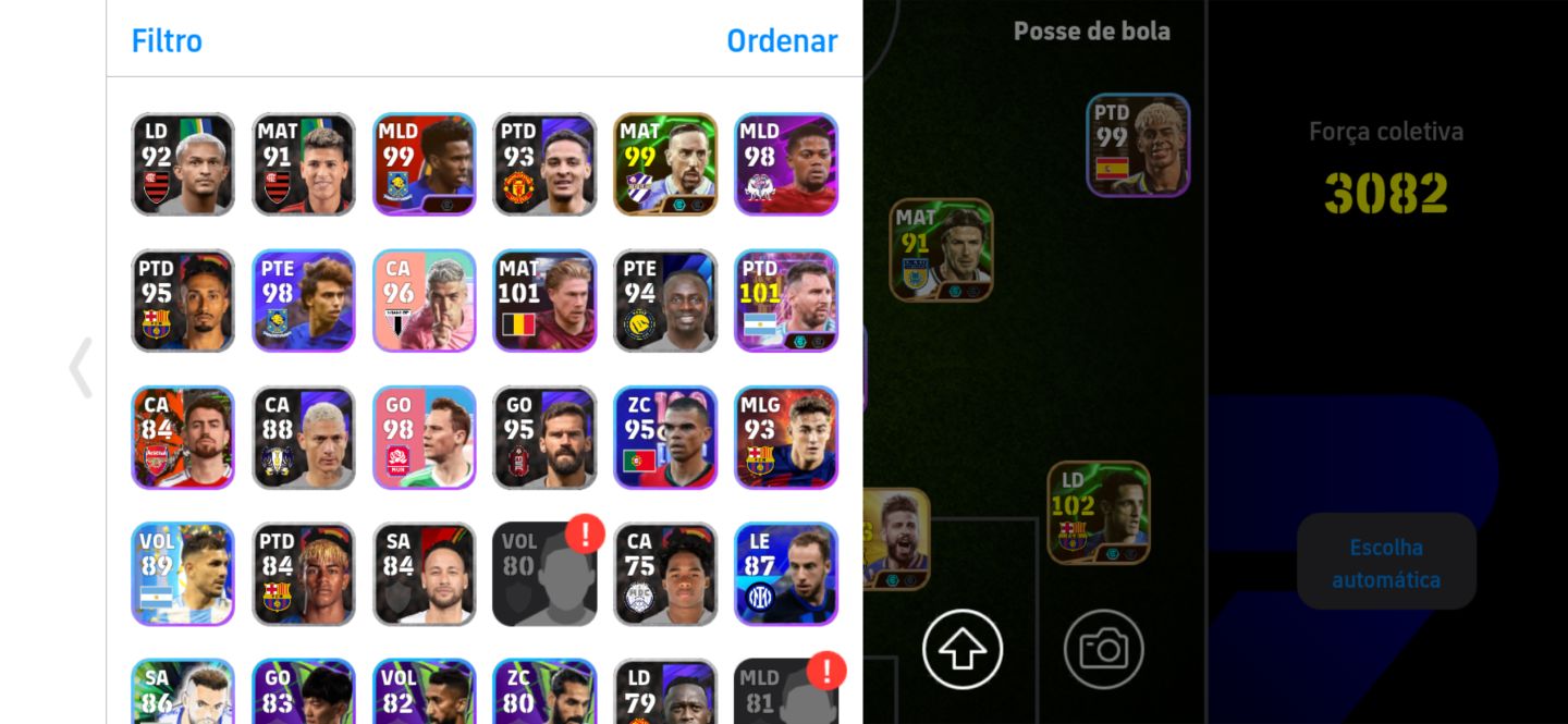 CONTA EFOOTBOL TOP MAIS COISAS NA FOTO