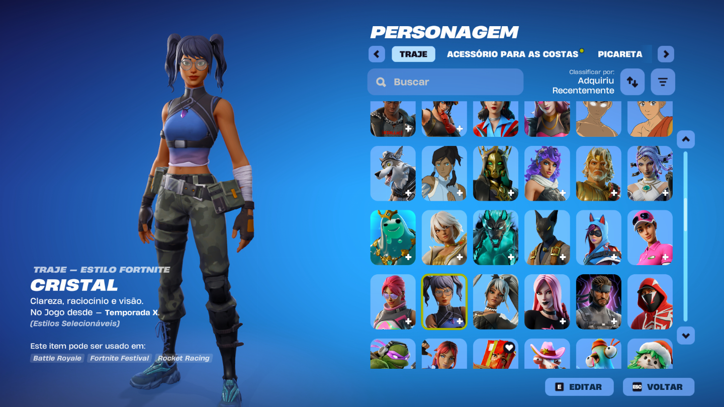 Conta Fortnite com Diversas skins e Gta online incluso na conta