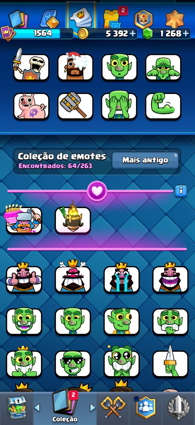 CONTA DUPLA BRAWL STARS (107/108) + CLASH ROYALE (ARENA 24)-FULL ACESSO|MESMO ID
