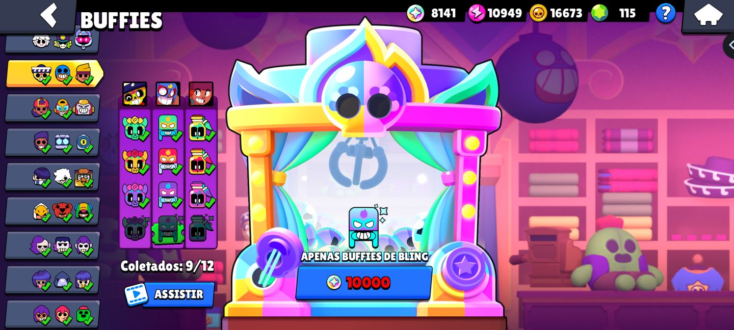 Conta de bralw stars antiga e com todos os brawlers