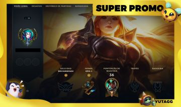 [SMURF MÍTICA] CONTA UNRANKED - 12K DE ESSENCIA - RANKED LIBERADA - 100% SAFE!