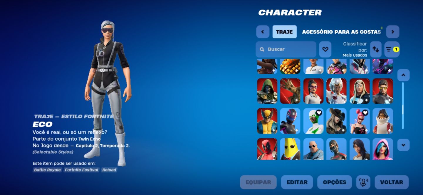 CONTA FORTNITE COM SALVE O MUNDO E ITENS RAROS