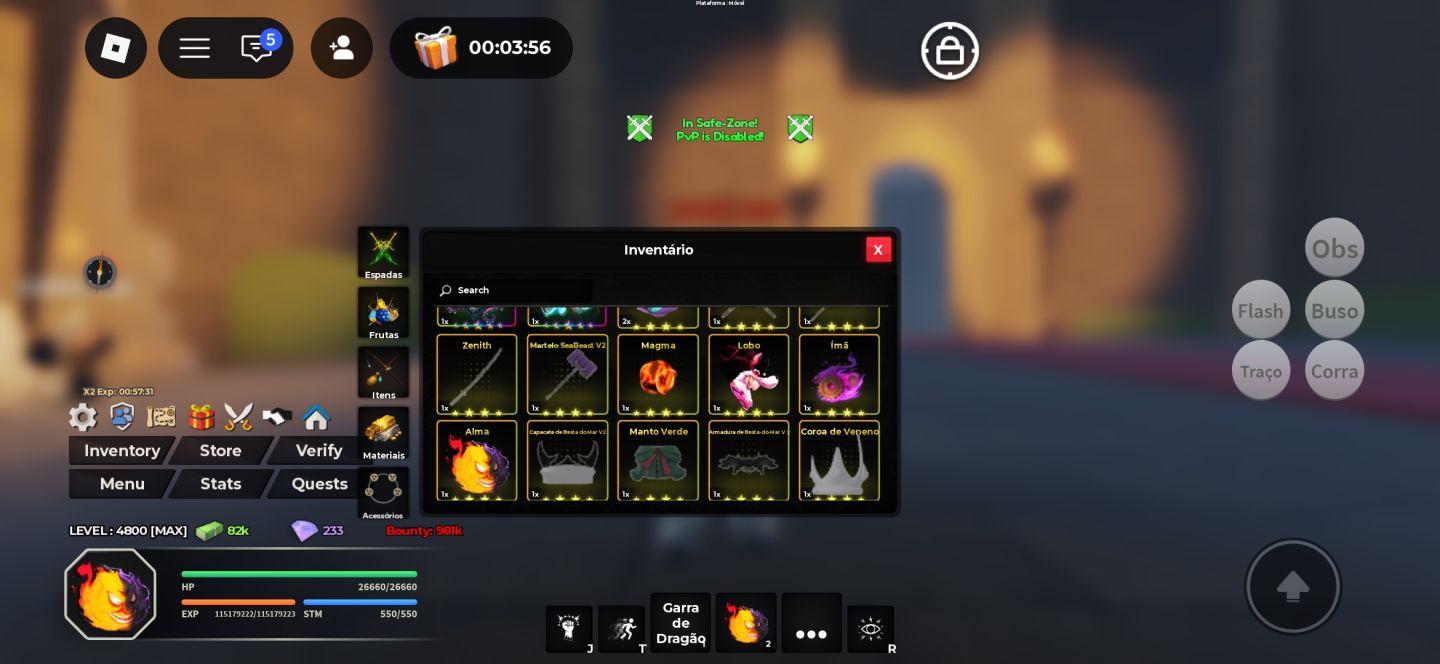 Conta de Roblox Upada e gemada com Inv avaliado acima de 10k(promoção)!!