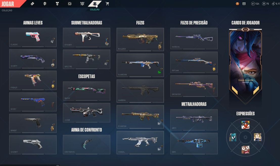 Valorant Conta com Varias Skins Único Dono
