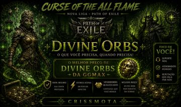 PATH OF EXILE - CURSE OF ALL FLAME - DIVINE ORBS - PC - POE 1