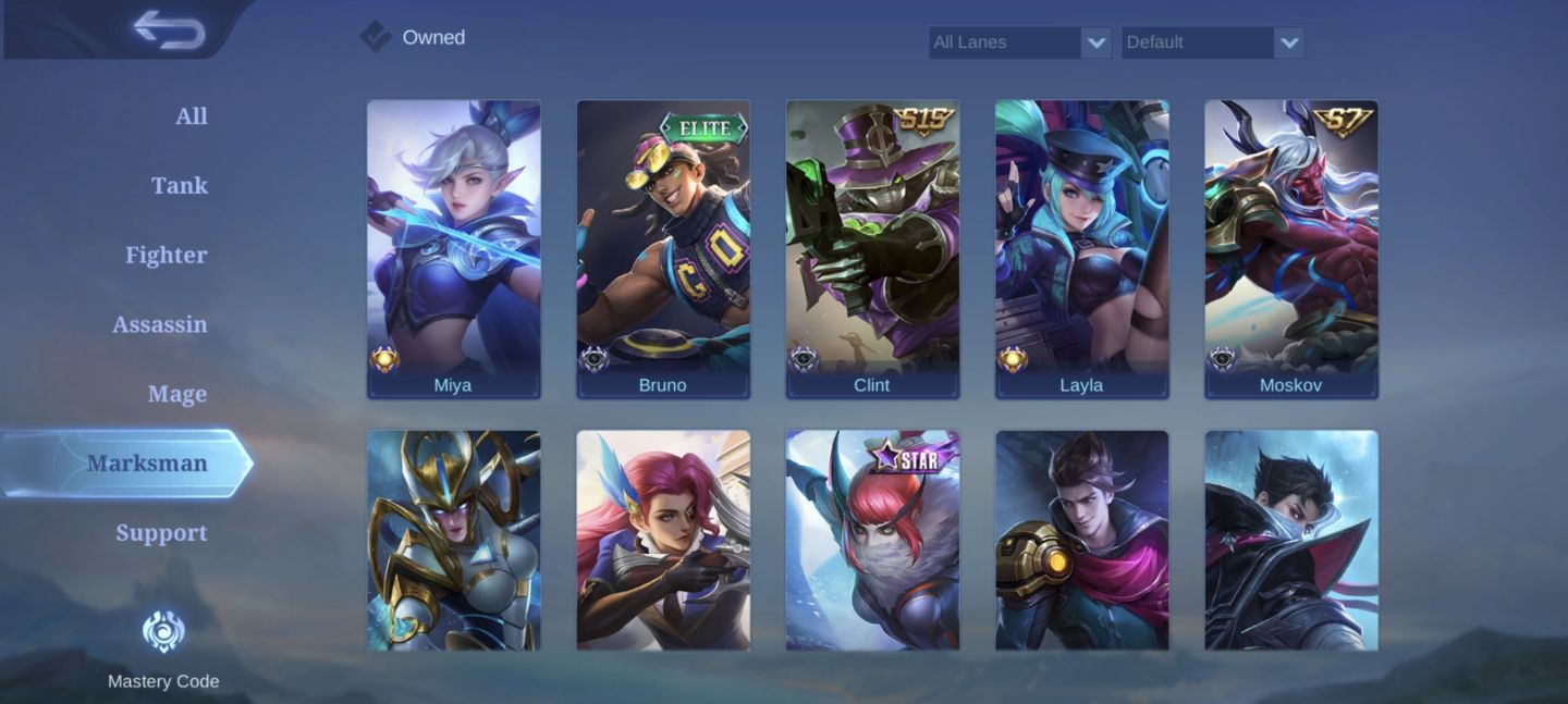 Mobile legends 20 skins