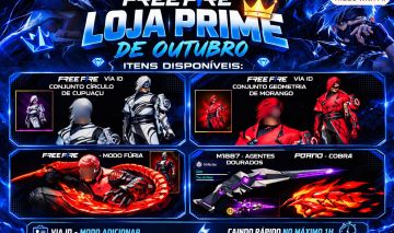 LOJA PRIME [ GARENA FREE FIRE ] MÊS DE OUTUBRO