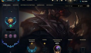CONTA LOL LEVEL 180 | PLATINA IV | SKINS DE 2011-12 | GANHA 30 PDL PERDE 10 |