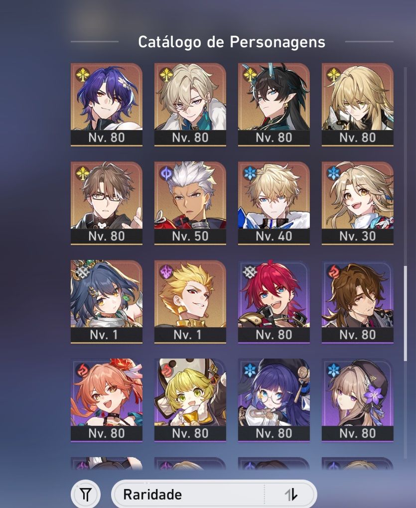 CONTA HONKAI STAR RAIL SUNDAY E5S1 CYRENE E1S1 COM SKIN(ARCO) CHAPEU DA MEM 42T5