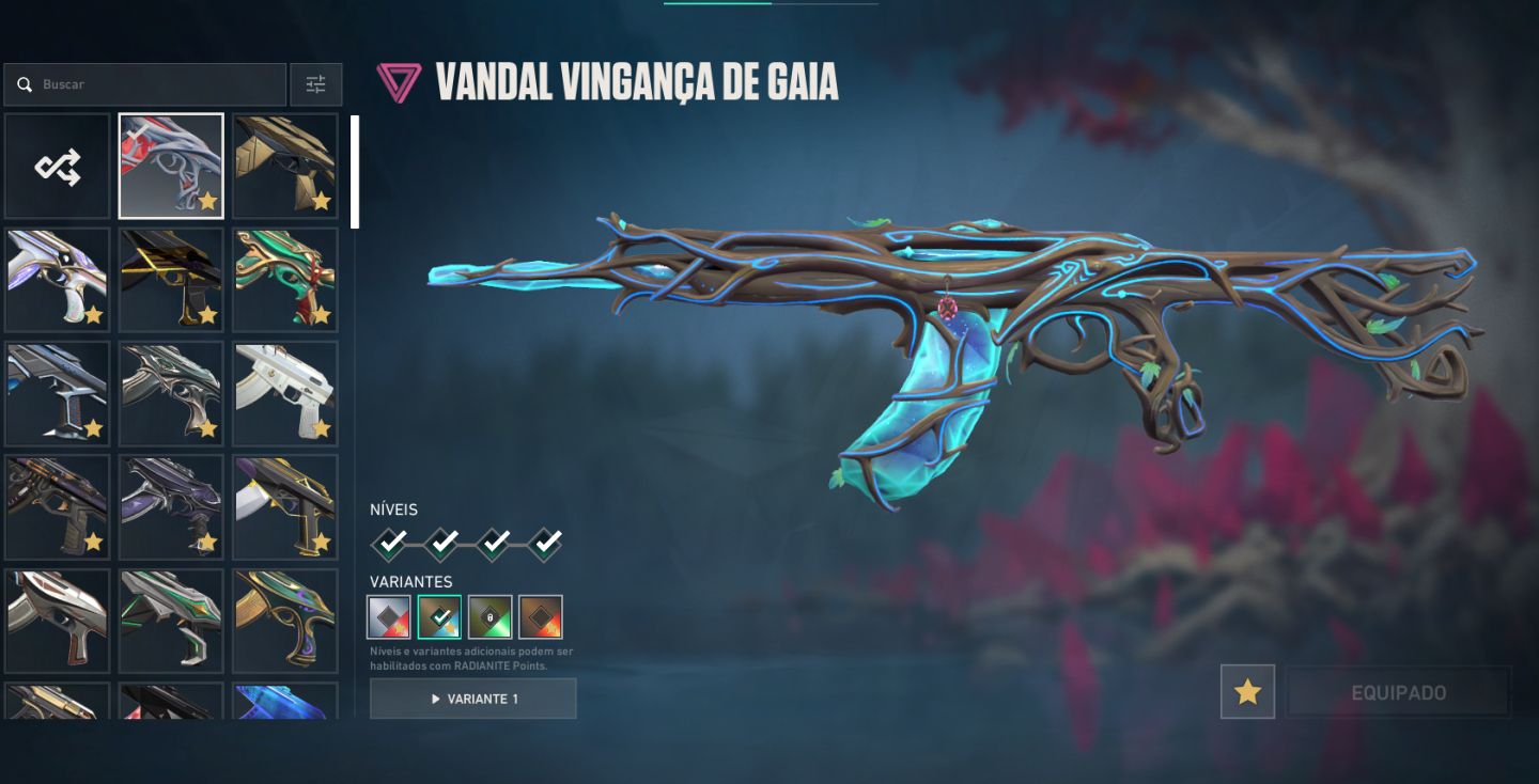Conta com skins rarissimas que não voltam mais e pacote champions 2024 completo