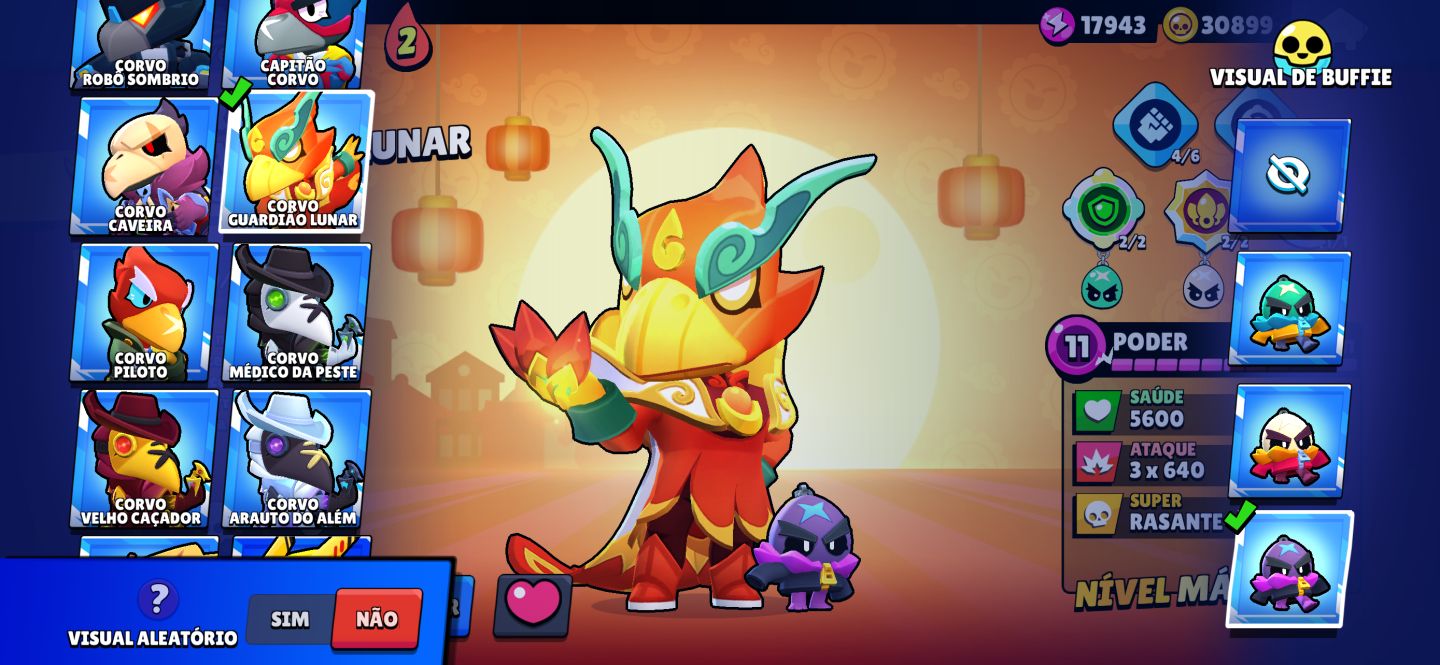 Conta Brawl full skins mais conta mo.co upada