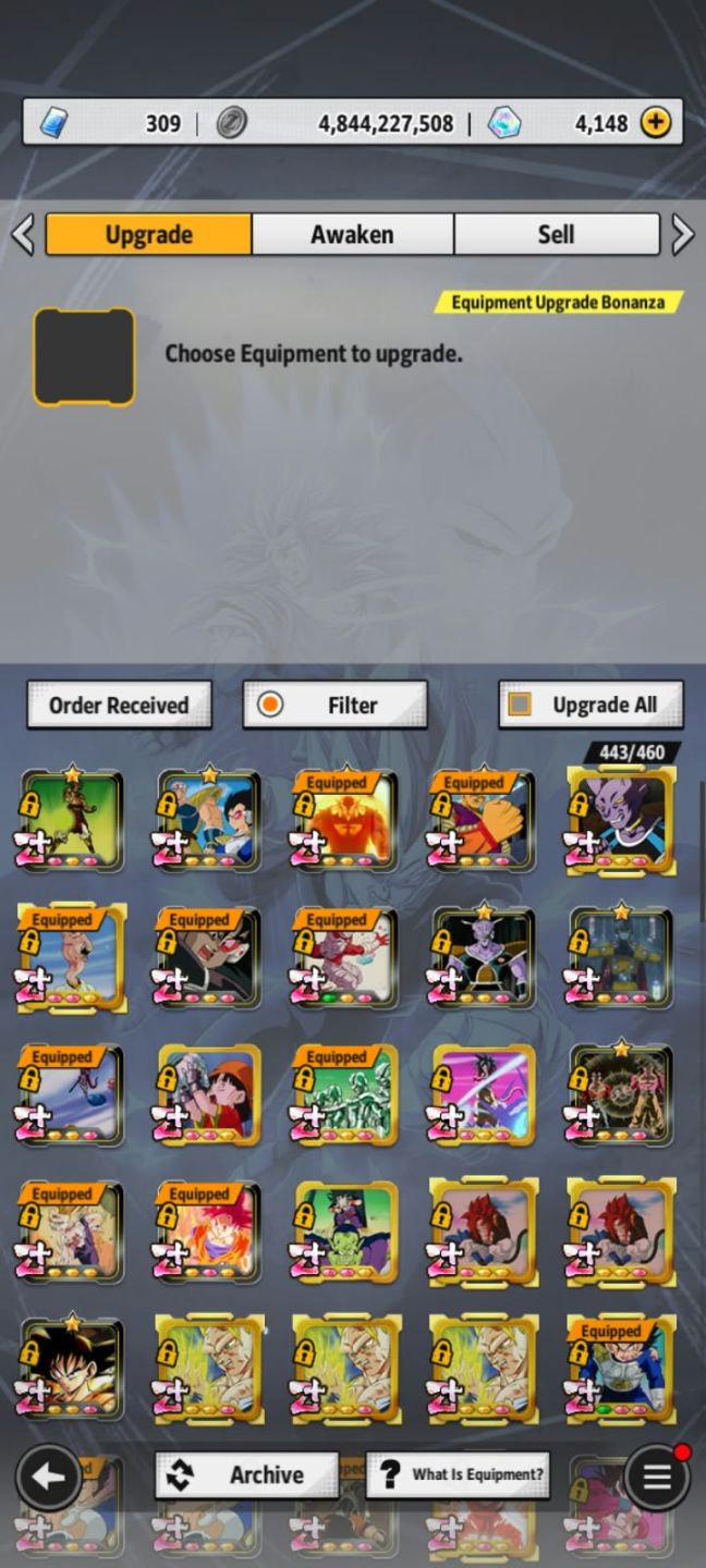 CONTA DRAGON BALL LEGENDS COM VÁRIOS LFS E ULTRAS - ENTREGA IMEDIATA