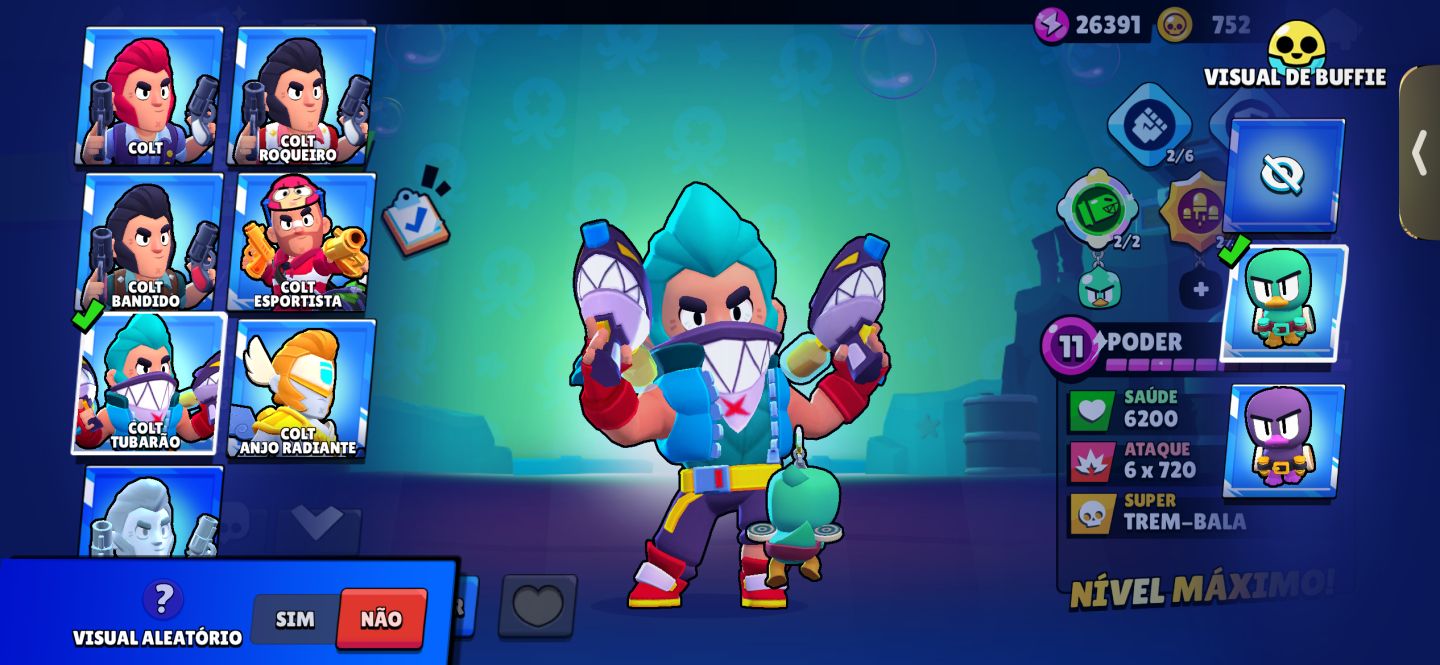 BRAWLL STARS upada! skins e prestígios ) Lendário