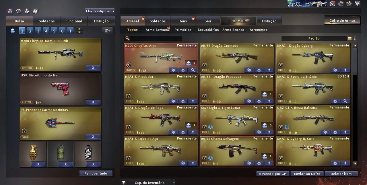 CONTA CROSSFIRE INCRIVEL