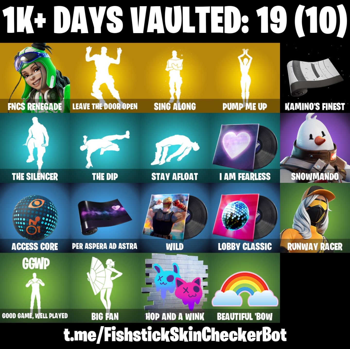 Conta Fortnite com FNCS Renegade | Ronin | Kymera |Mecha Cuddle Mast e 197 Skins