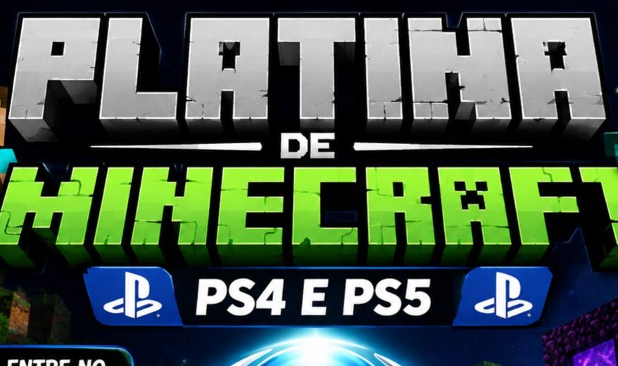 PLATINA DE MINECRAFT PS4 E PS5