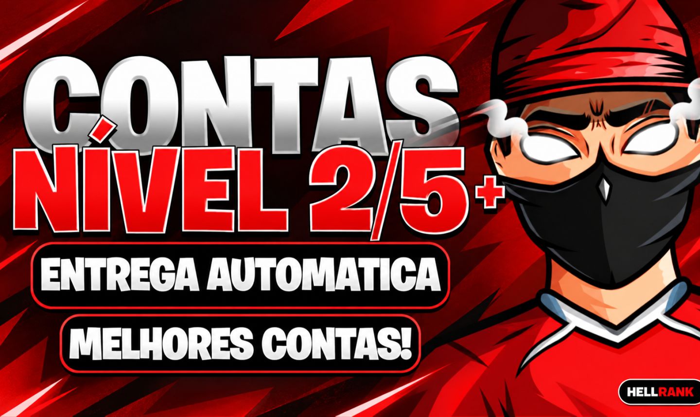 Conta Free Fire LV15 + 300 Diamantes + Skin Rei Caveira! [ENTREGA AUTOMÁTICA]
