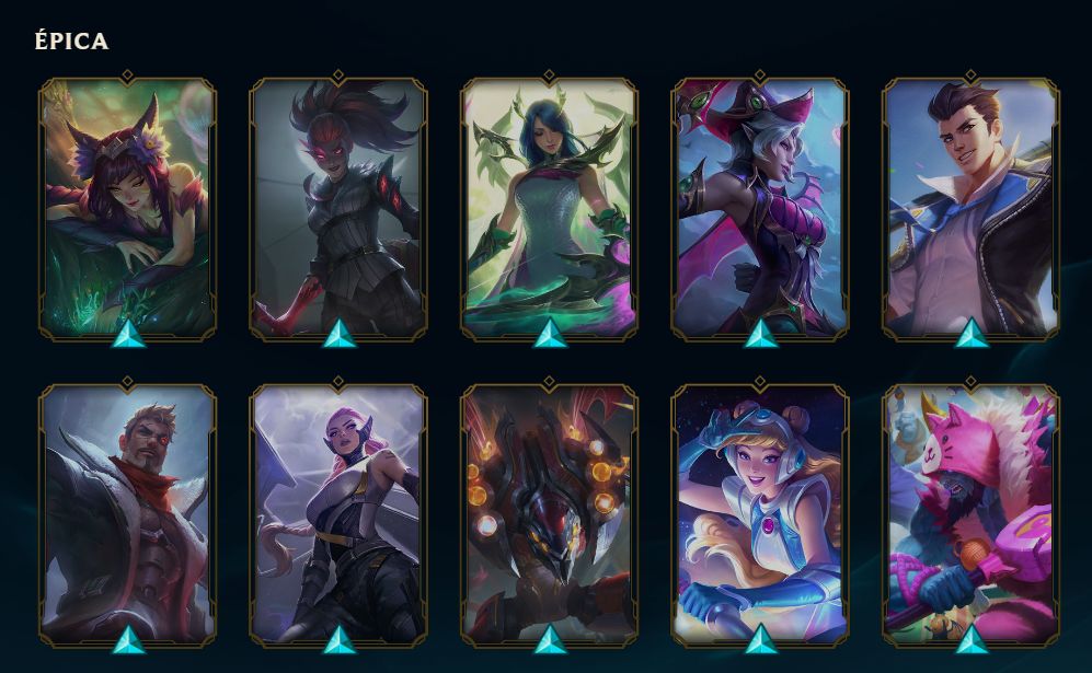LOL BR | DIAMANTE IV | 97 SKINS | 2 MÍTICAS | 4 LENDÁRIAS | HONRA 5