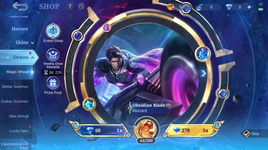Sanrio Floryn - 3 luckbox - ex imortal e muitas skins