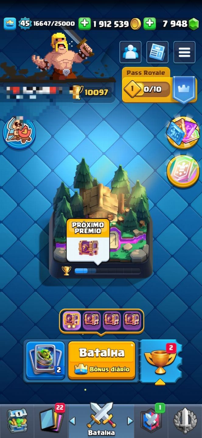 Conta rara clash royale (PROMOÇÃO) para iniciar em alto nível