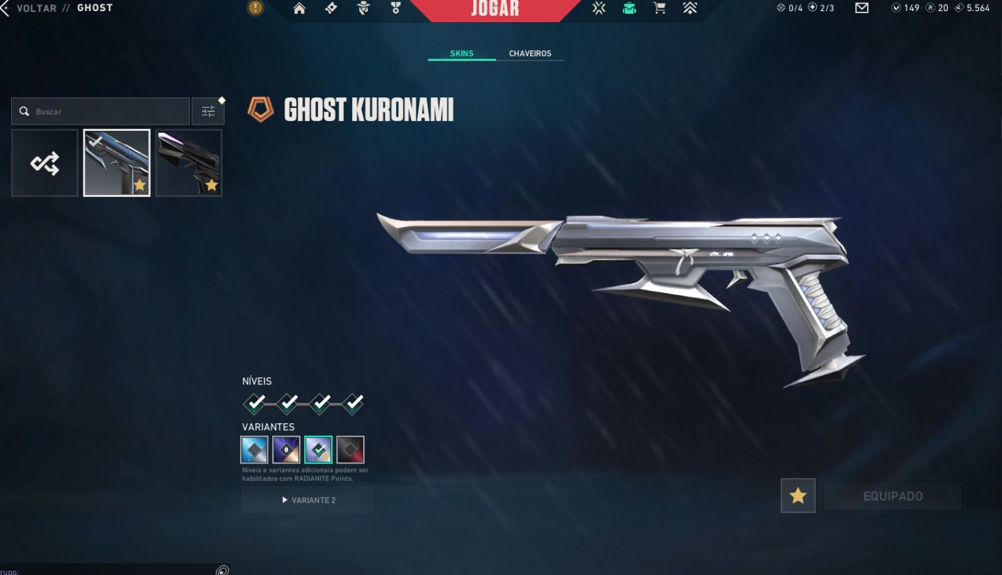 Conta valorant varias skins ex imo 2
