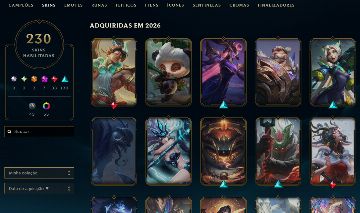 CONTA LOL FULL ACESS - NV 449 - 230 SKINS