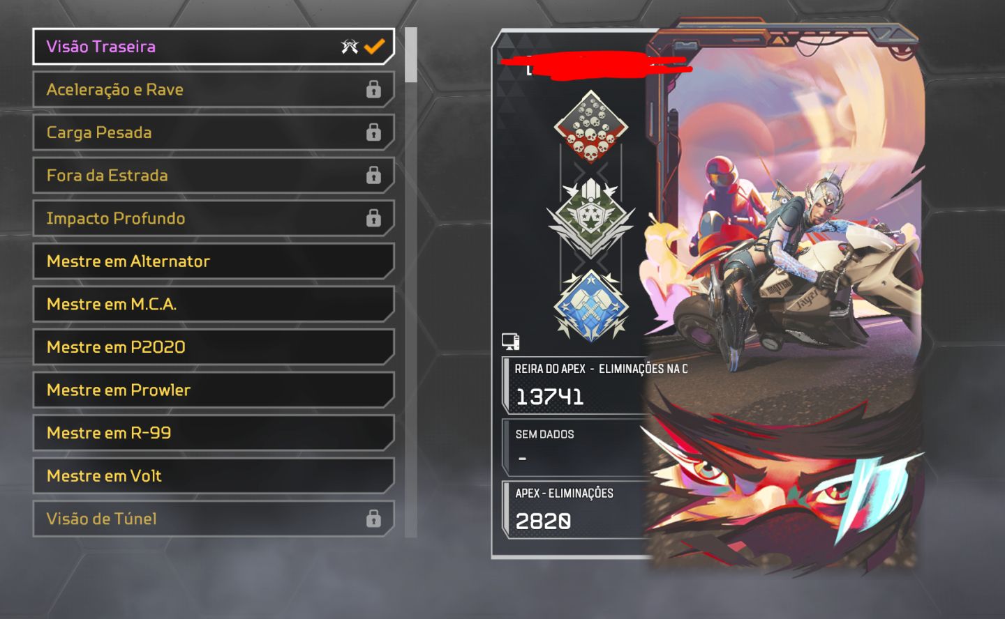 Conta Apex Legends (Herança Karambit e Bote da Serpente)