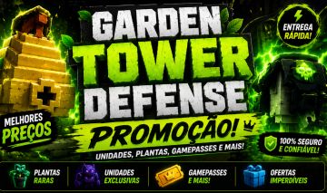 (PROMOÇÃO) GARDEN TOWER DEFENSE UNITS/ ENTREGA SUPER RÁPIDA/ TORRE DE JARDIM