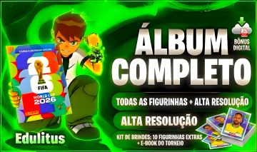 Álbum Copa 2026 Digital Completo + Figurinhas em alta resolução