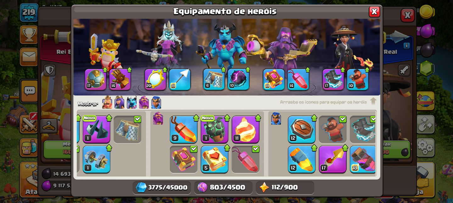 Cv17 recente nível 219