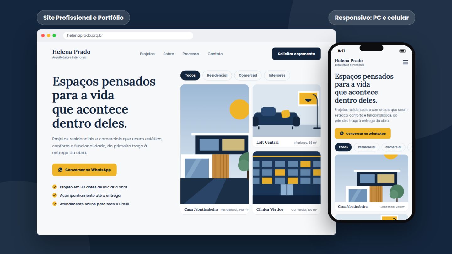(DEV) Criar Site Profissional | Landing Page, Loja Virtual, System Web e App