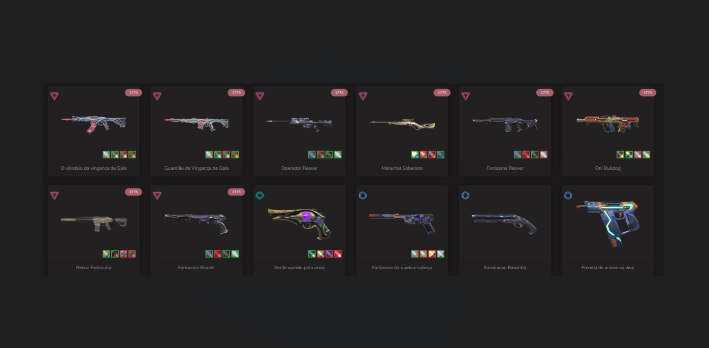 Conta Valorant com Skins Premium e Facas Exclusivas